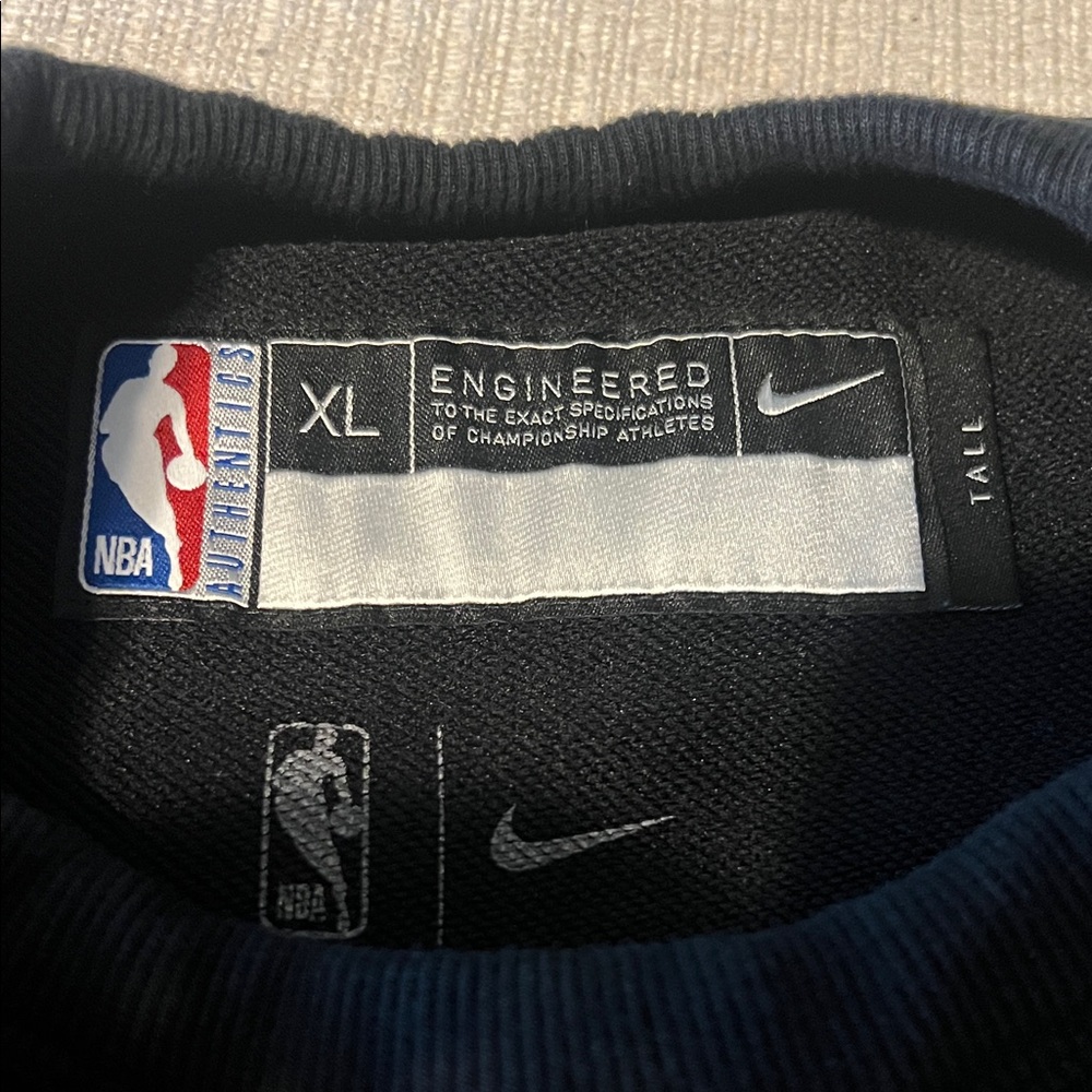Nike Portland Trail Blazers Black and Pink Crewneck Sweater NBA Standard Issue - Picture 9 of 12